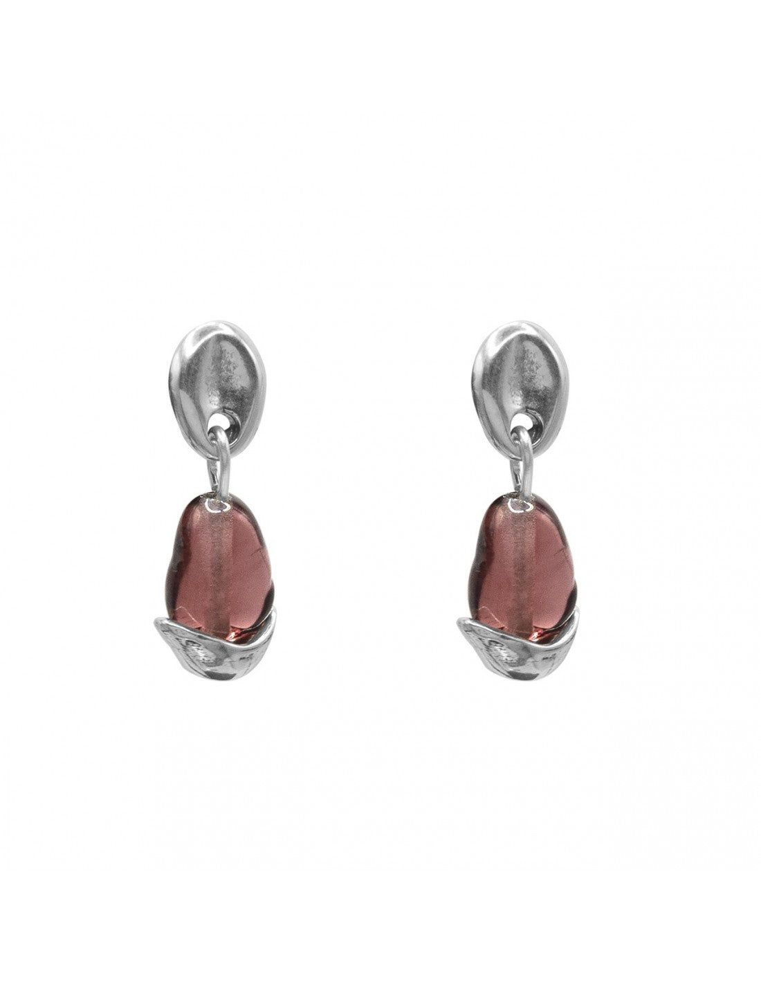 Pepitas Silver Earrings