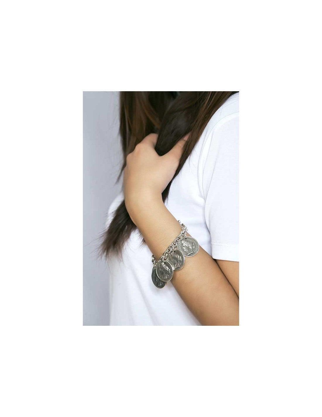 French Silver Bracelet