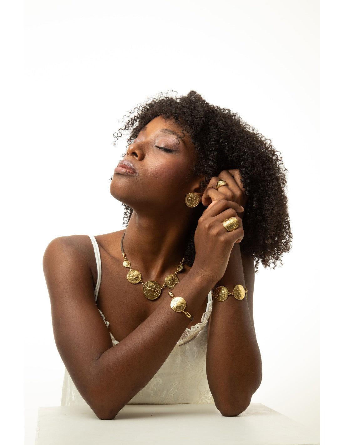 Blanche Gold Necklace