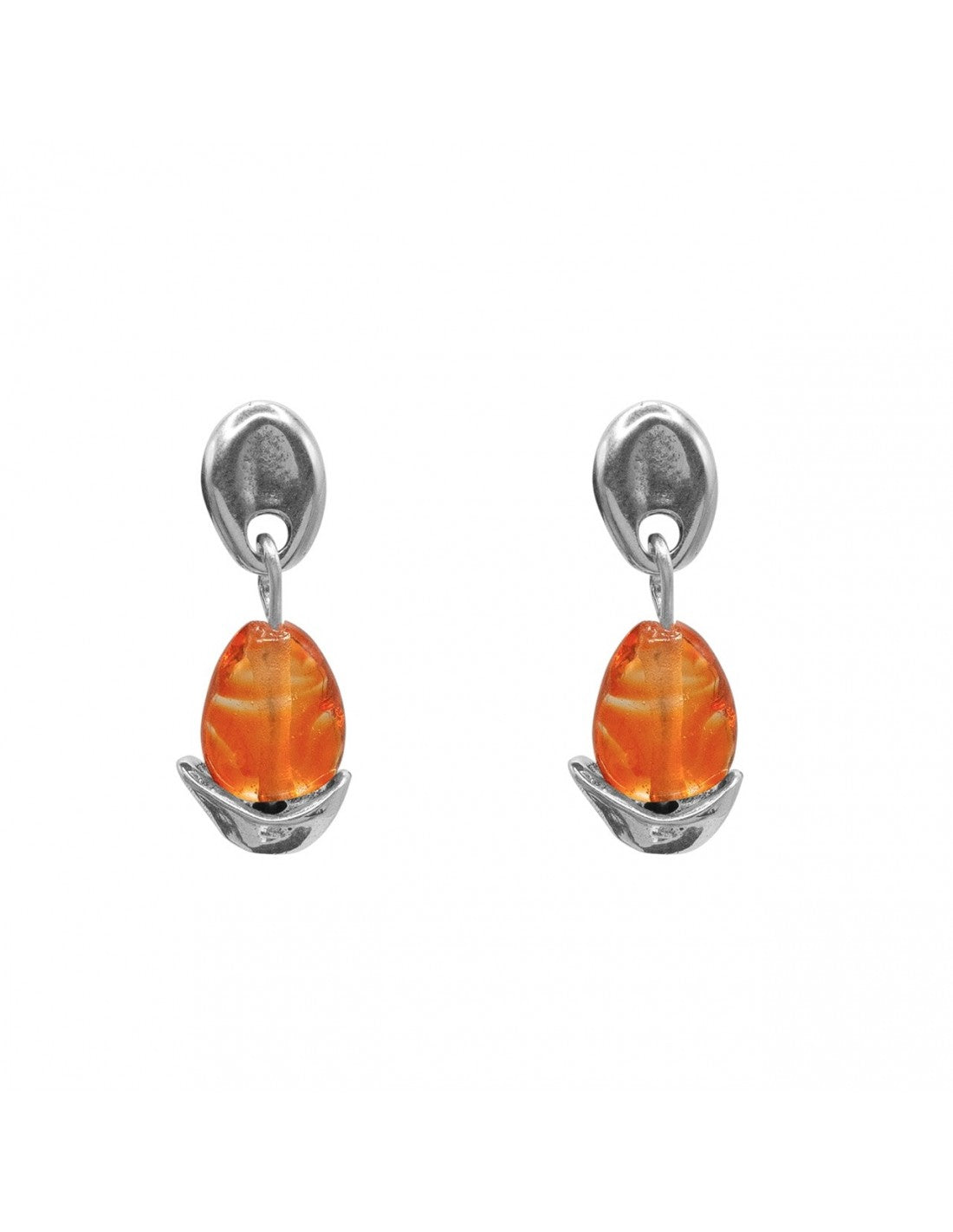 Pepitas Silver Earrings