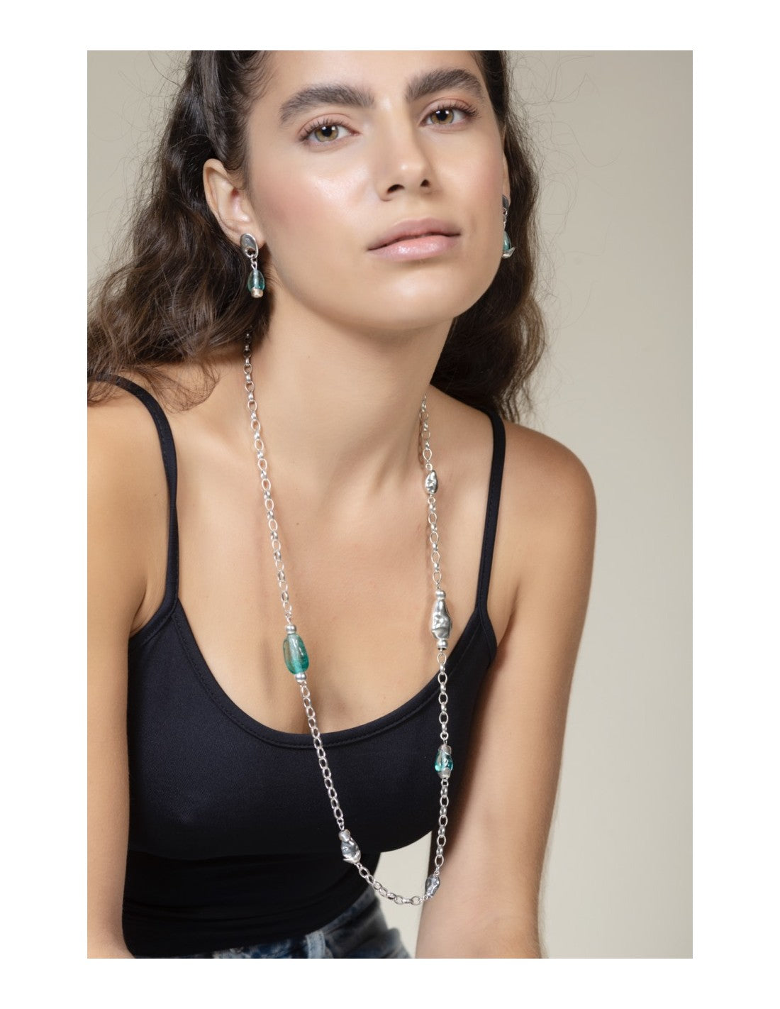 Manar Silver Necklace