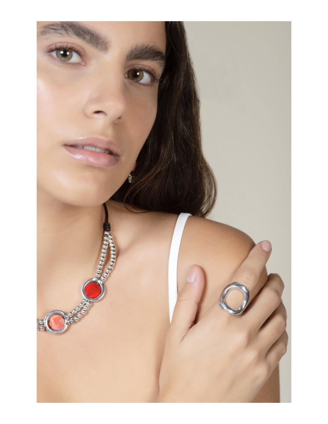 Dalia Silver Ring