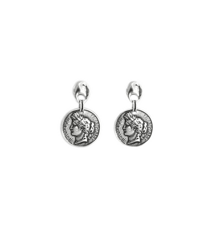 French Coin Earring