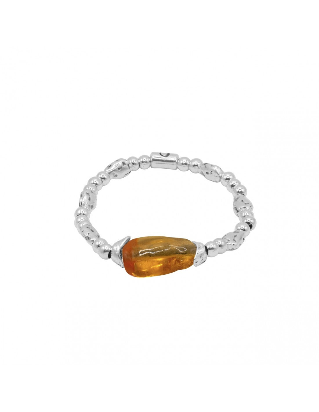 Geoda Silver Bracelet
