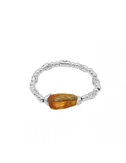 Geoda Silver Bracelet