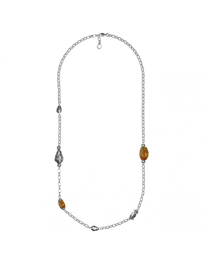 Manar Silver Necklace
