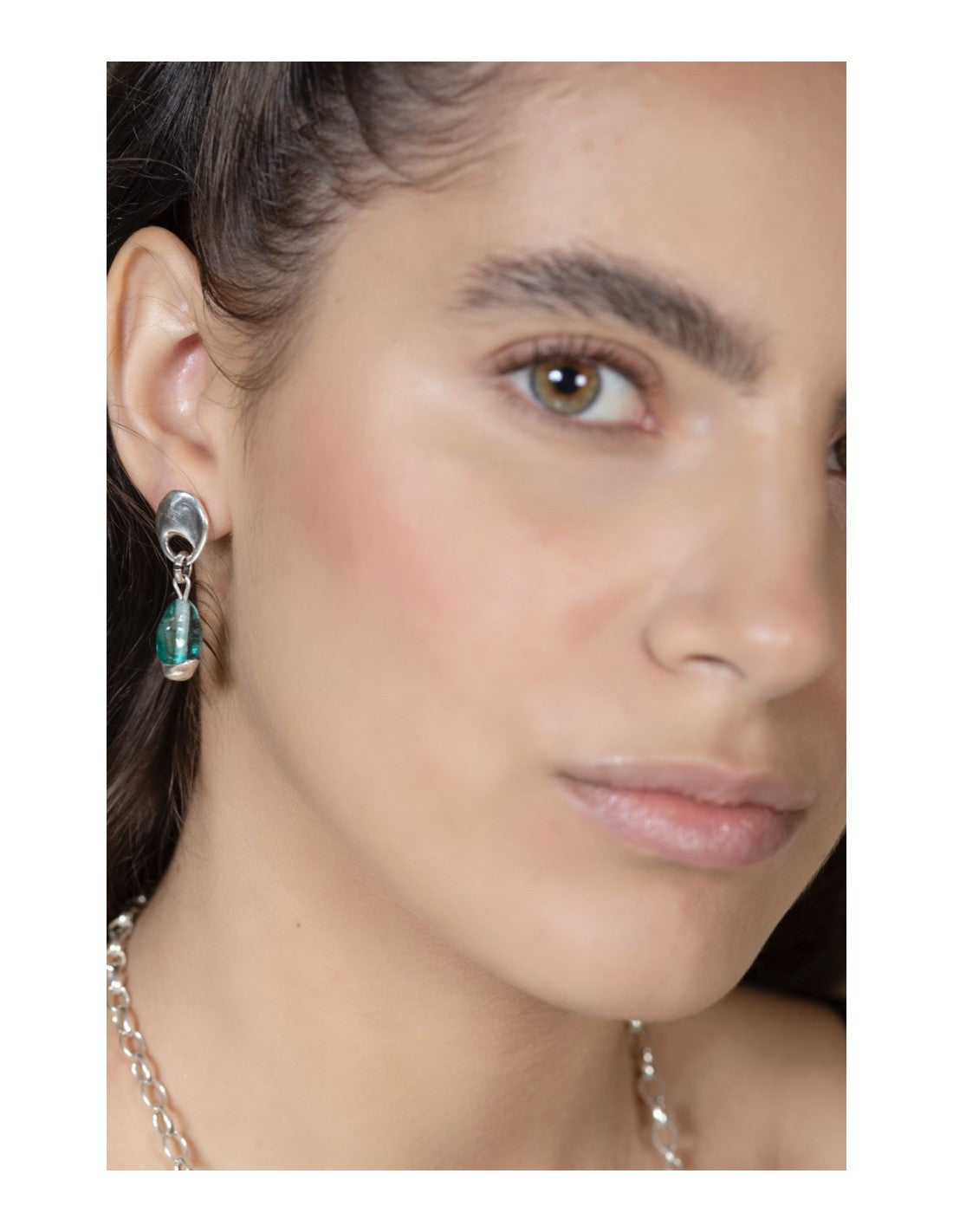 Liquid Silver Earrings