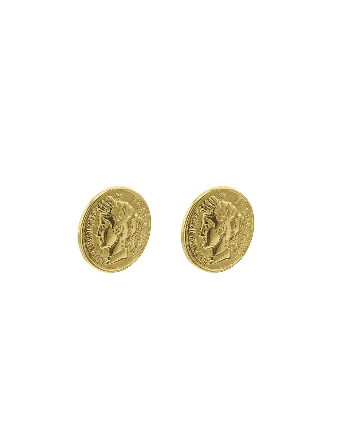 Blanche Gold Earrings