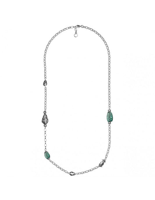 Manar Silver Necklace