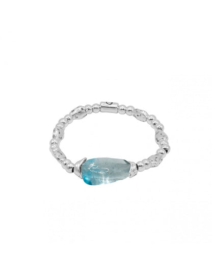 Geoda Silver Bracelet