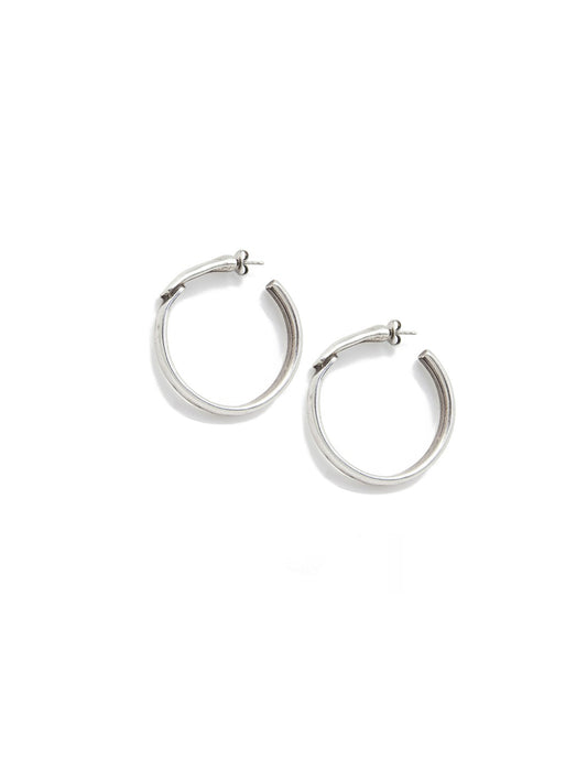  silver hoop earrings 